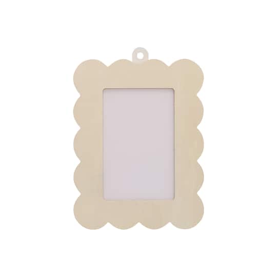 4" x 6" Wooden Scalloped Frame by Make Market®